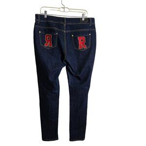 Rocawear Vintage 1990s Dark Wash Big R Jeans Size 14